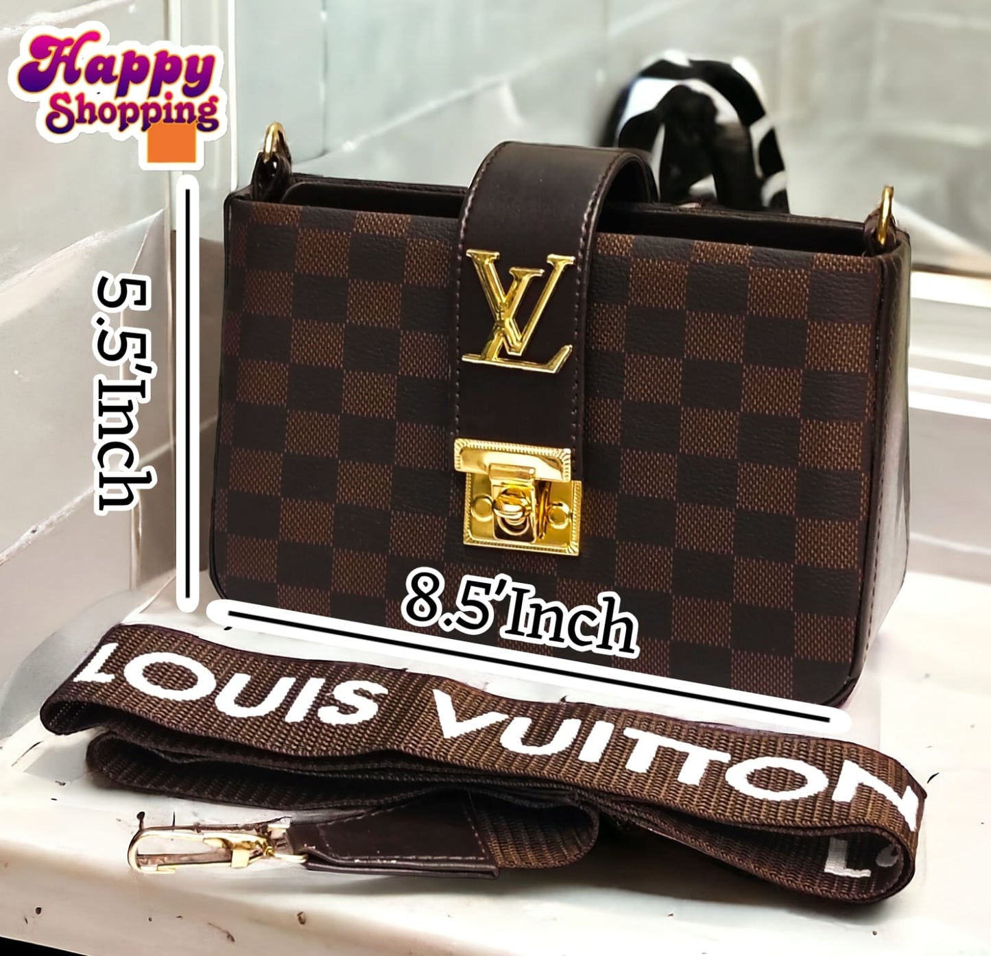 Lv High Qualiry Cross Body With Digital Starp