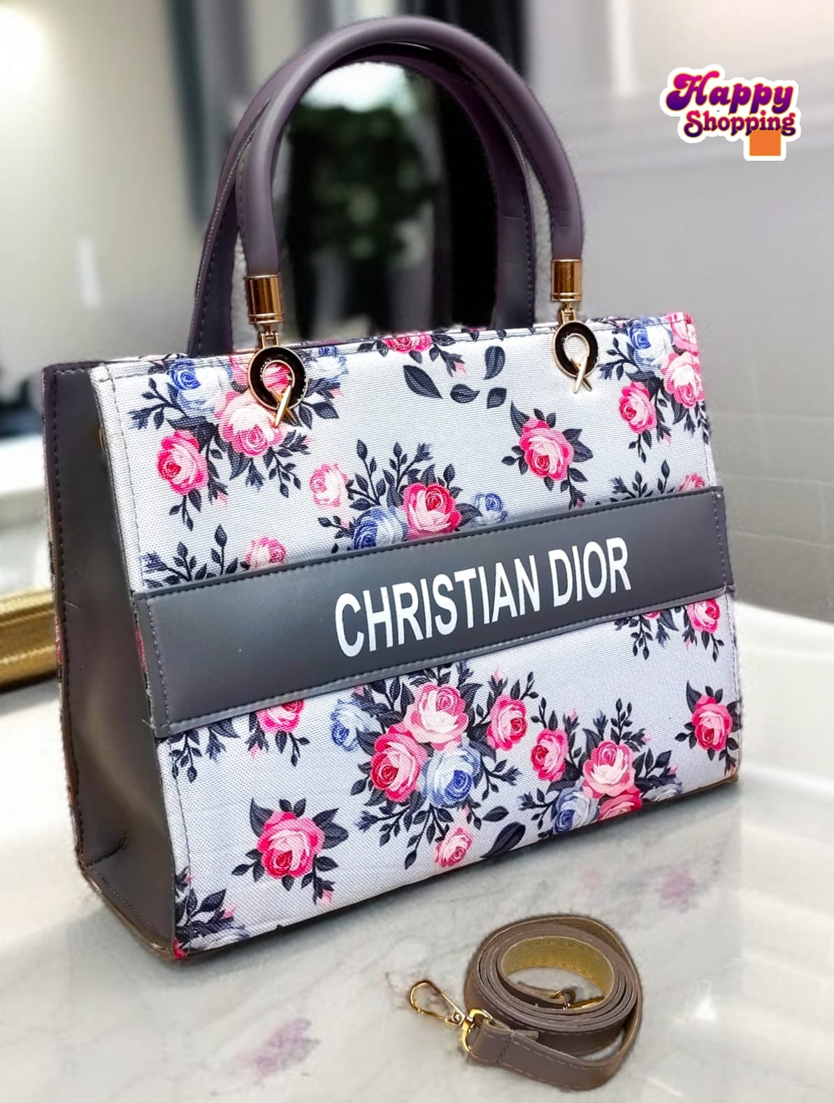 Christian Dior High HandBag  For Girls With Brand Runner