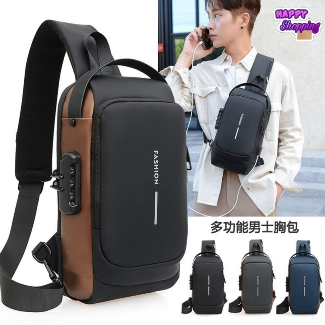 New Fashion Style Casual Water Proff Oxford Chest Cross Body Bag For Man