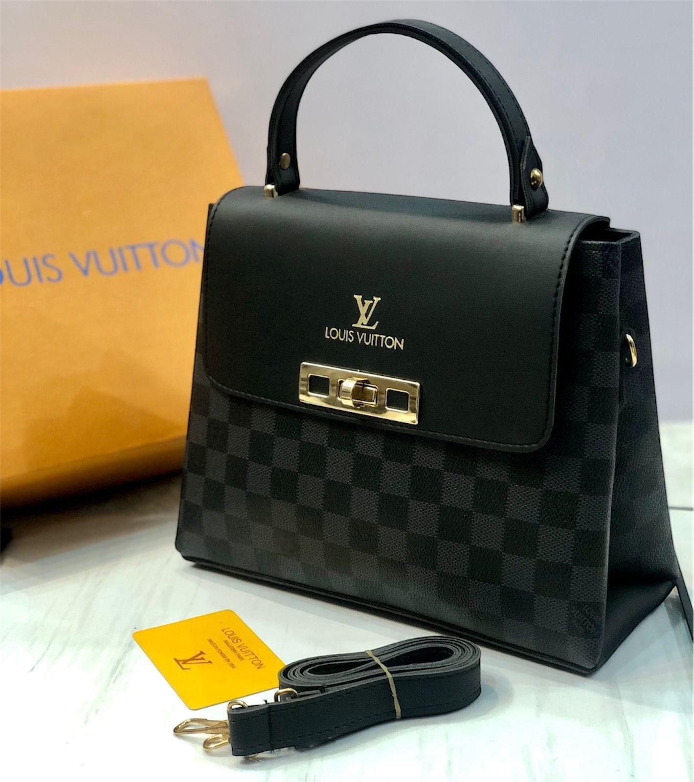 High Quality Louis Vuitton Bag With Metal Lock On Flap