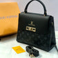 High Quality Louis Vuitton Bag With Metal Lock On Flap