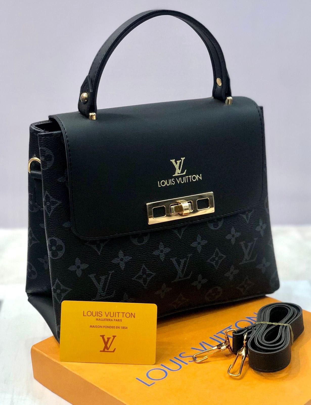 High Quality Louis Vuitton Bag With Metal Lock On Flap