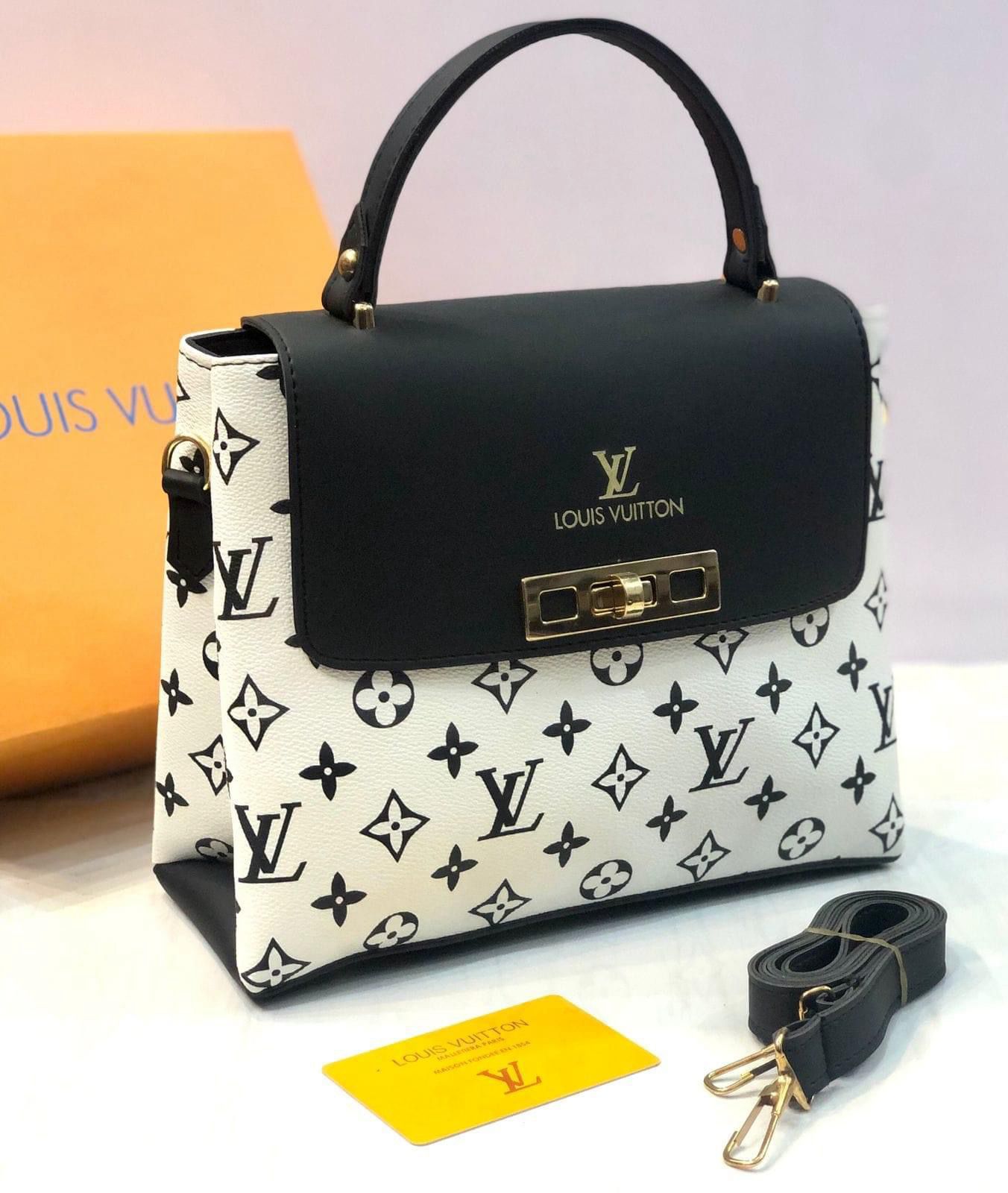 High Quality Louis Vuitton Bag With Metal Lock On Flap