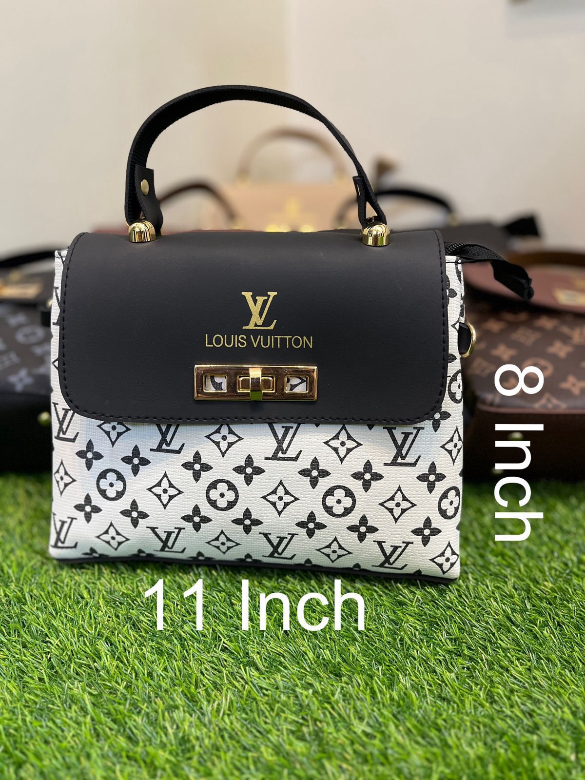 High Quality Louis Vuitton Bag With Metal Lock On Flap