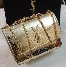 Aaa Quality  YSL  Girls Crossbody With Long Chain.