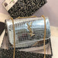 Aaa Quality  YSL  Girls Crossbody With Long Chain.