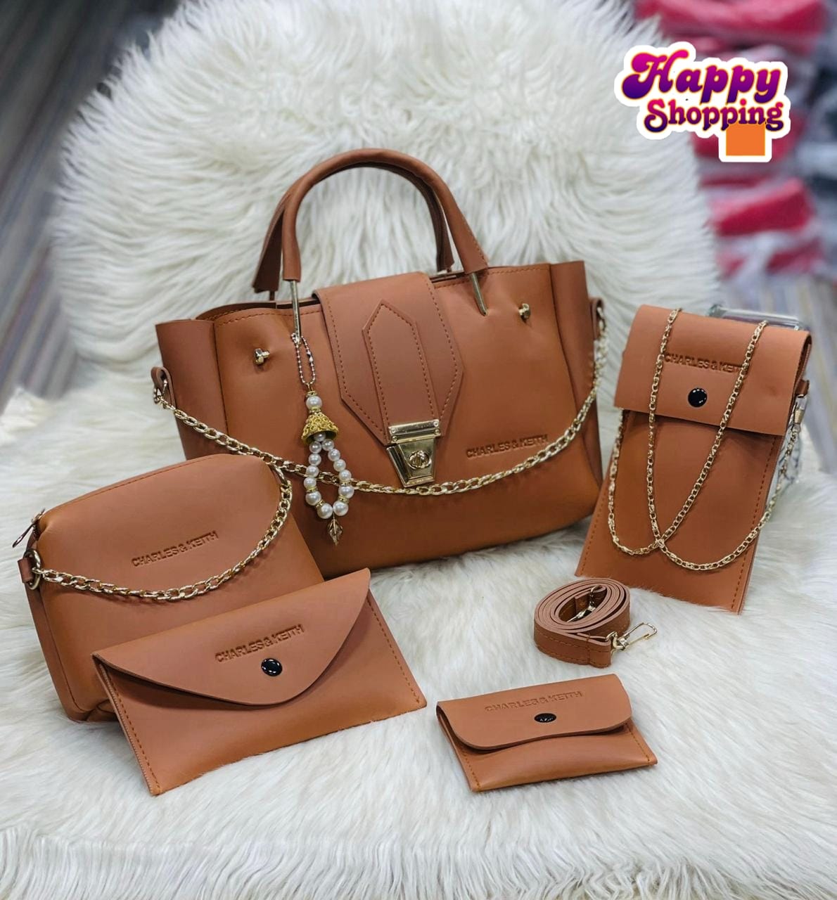 C.K High Quality 5Pcs Shoulder Bag Set For Gilrs