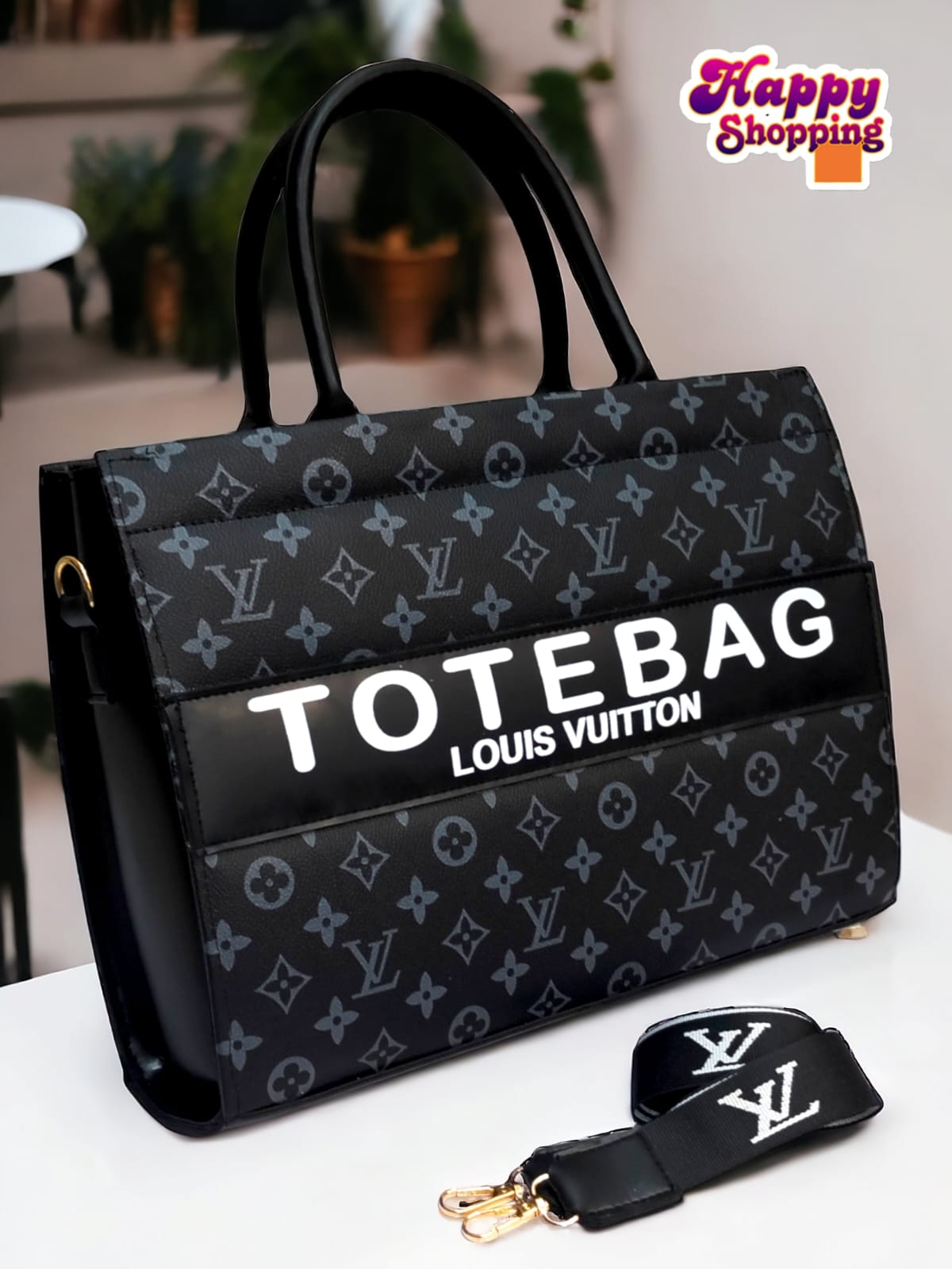 Louis Vuitton Tote Bag For Girls With Digital Belt