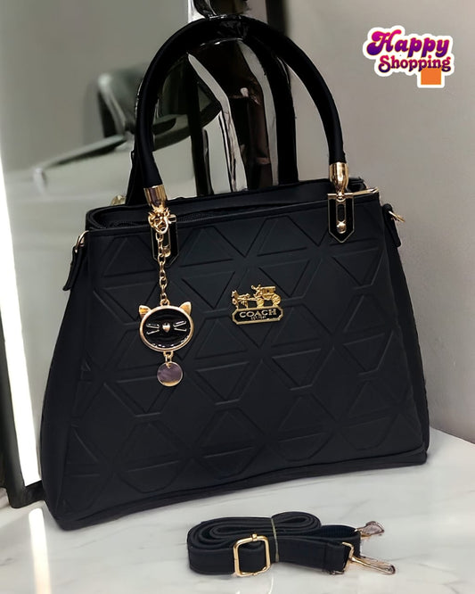 High Quality Shoulder Bag With Imported Keychain For a Girls