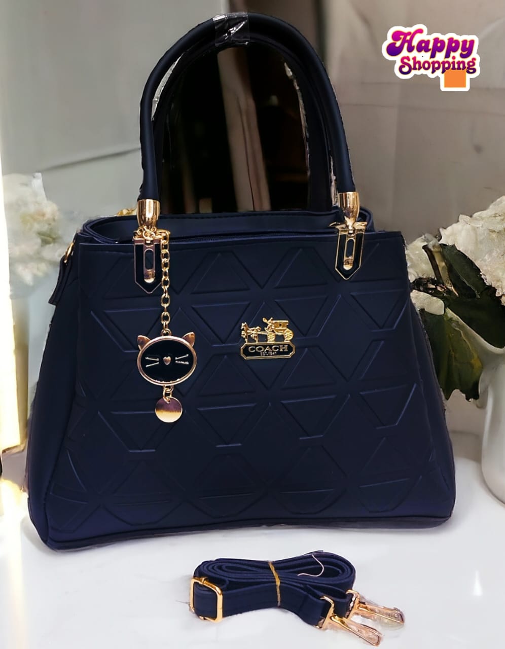 High Quality Shoulder Bag With Imported Keychain For a Girls